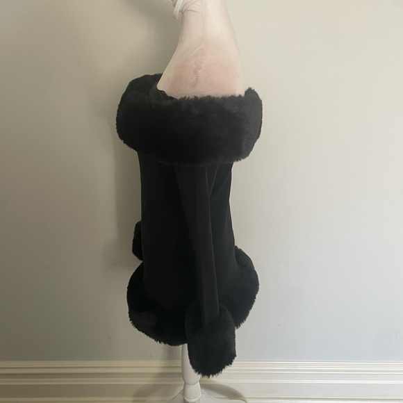 amazon black fur mini dress - Picture 2 of 4